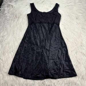 Vintage 90s Y2K Moll Step 7/ 8 Floral Burn Out Velvet Babydoll Dress Goth Grunge